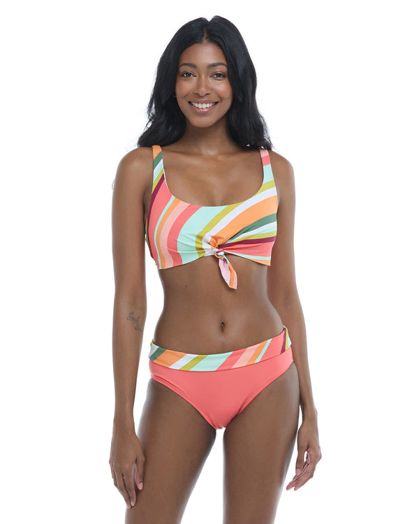 Bas de bikini Mid Waist Fold Over - AMALFI