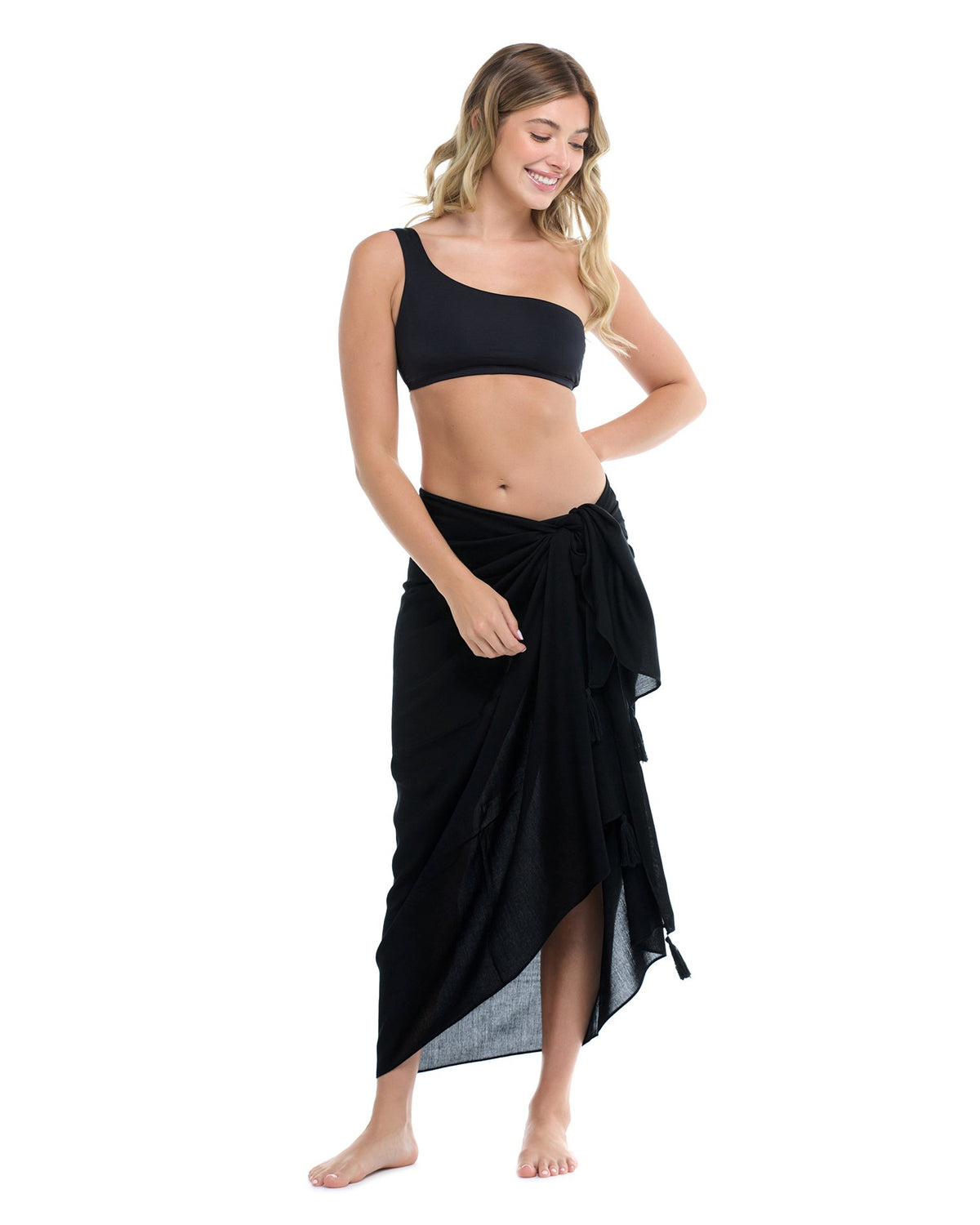 Hula Sarong - BLACK