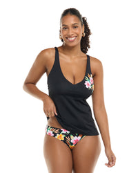 Tankini Bridget - PLUMERIA - Black