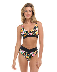 Haut Carolyne - PLUMERIA - Black