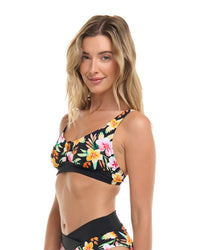 Haut Carolyne - PLUMERIA - Black