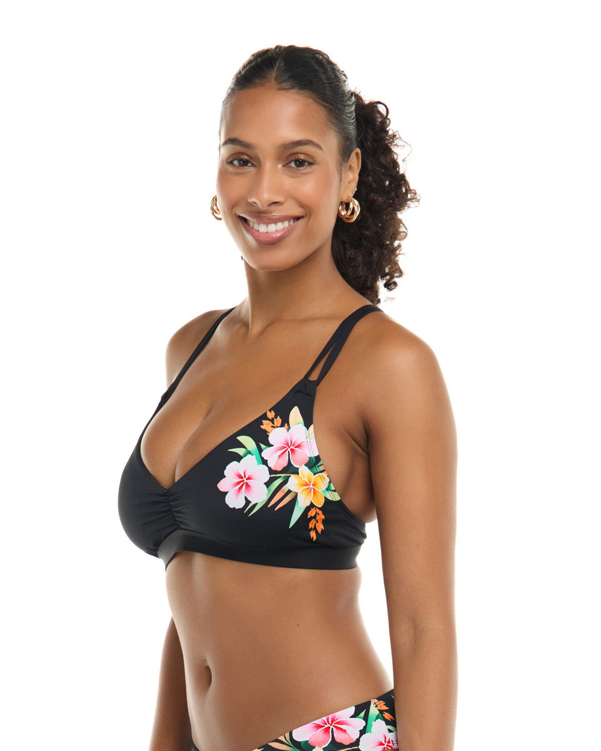 Sarah D, DD, E & F Cup Top - PLUMERIA