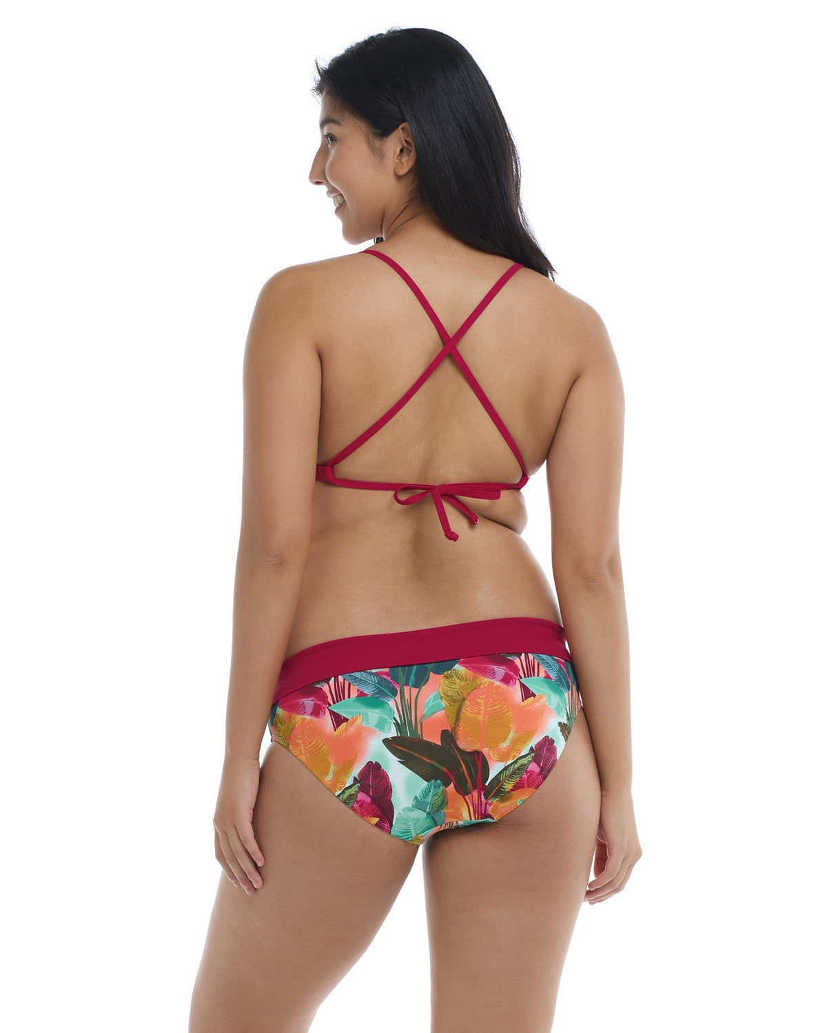 Bas de bikini Mid Waist Fold Over - SAN BLAS