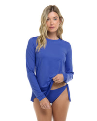 Maillot protecteur Kayleen - COSMIC BLUE