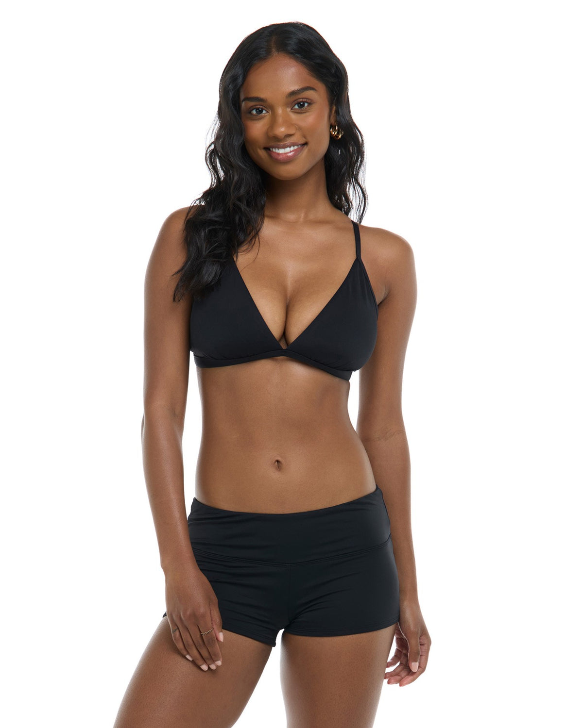 Jayme D Cup Top - BLACK